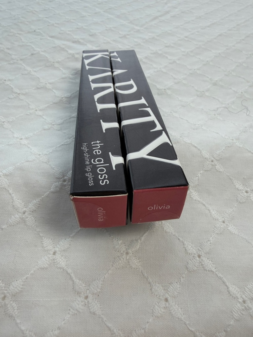 Karity Olivia The Gloss High-Shine Lip Gloss, Set of 2, NWT, NLA